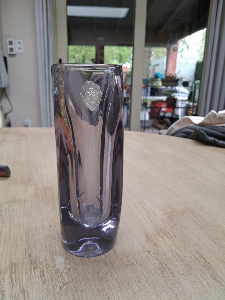 Art deco vaasje  Sklo Union  bullet van Rudolph Schrotter, Ophalen