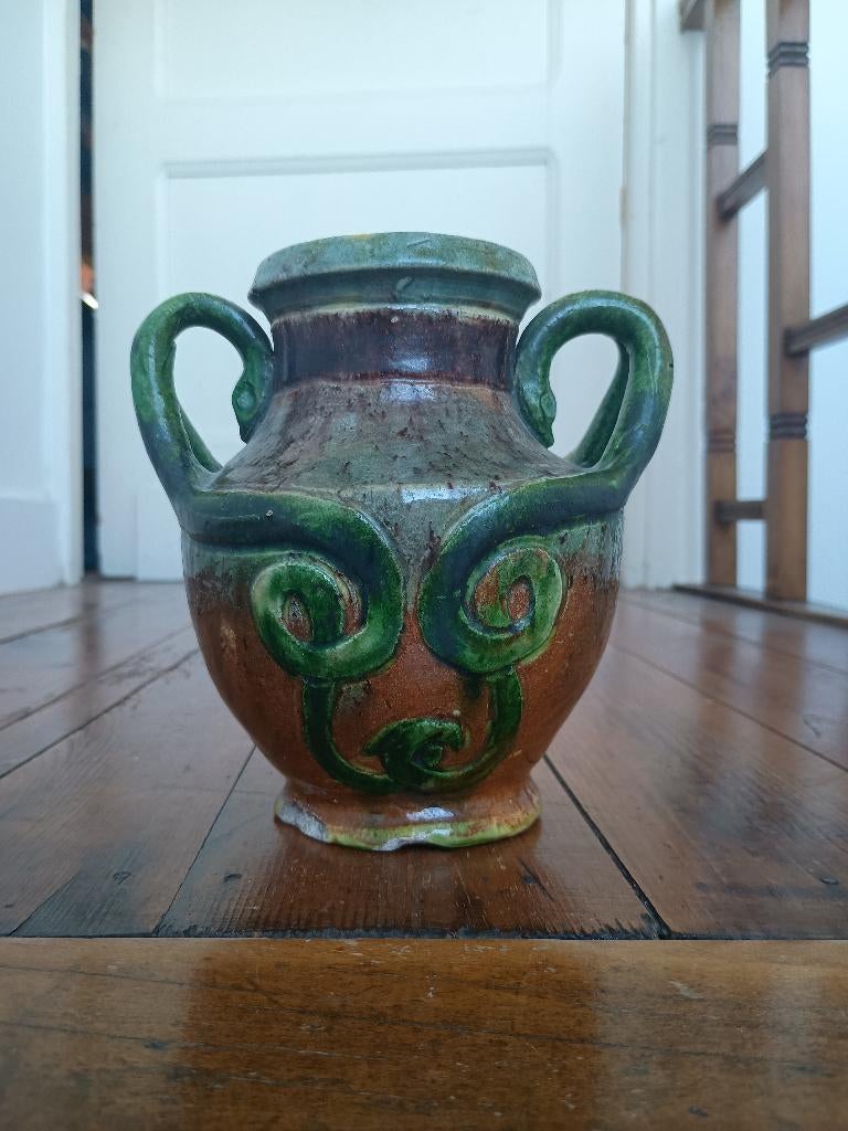 Vaasje, Torhouts aardewerk, Leo Maes, Ophalen of Verzenden