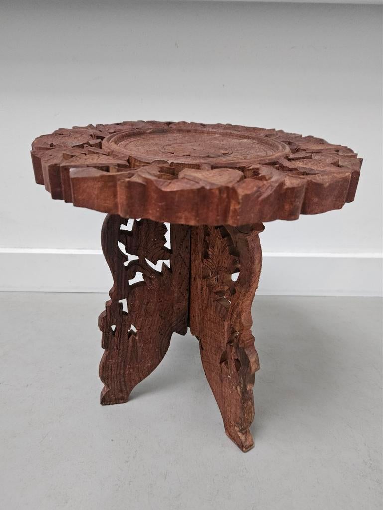 Vintage Plantentafeltje India, Ophalen of Verzenden