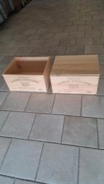 Houten wijnkisten (leeg), Ophalen