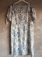 Robe fleurie en lin mélangé Thelma & Louise — taille 46, Enlèvement ou Envoi, Comme neuf, Taille 46/48 (XL) ou plus grande, Bleu