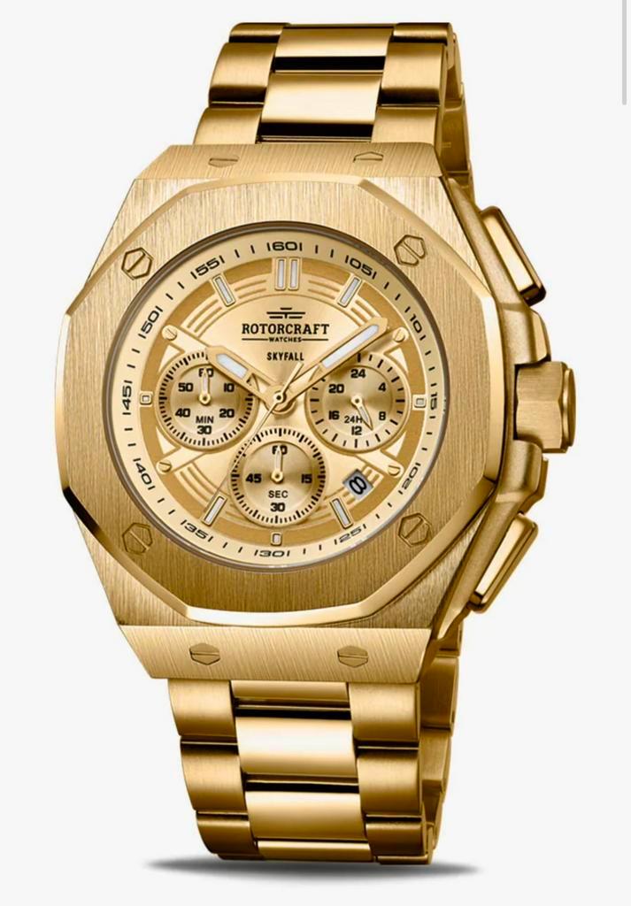 ROTORCRAFT SKYFALL SPORTS CHRONO VAUT499€! 💯%NOUVEAU !, Bijoux, Sacs & Beauté, Montres de sport, Neuf, Enlèvement ou Envoi