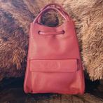 Sac à main en cuir Scada bordeaux/rouge, Enlèvement ou Envoi, Rouge, Sac à main