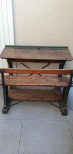 Banc écolier ancien, Enlèvement