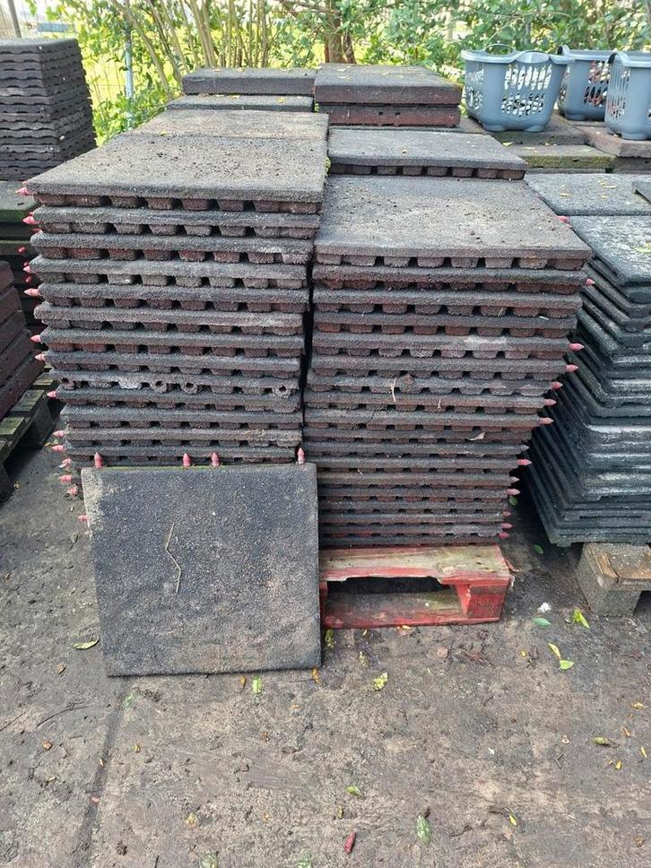 78 rubberen tegels 50x50x4.5 cm staltegels stalmatten, Animaux & Accessoires, Box & Pâturages