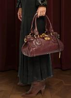 Handtas CHLOE large grained leather shoulder bag nieuw, Handtassen en Accessoires, Tassen | Damestassen, Verzenden, Nieuw, Bruin