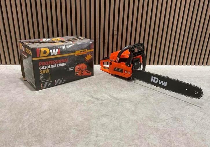 Kettingzaag 3 modellen DW, Powertech en Midori nieuw in doos, Jardin & Terrasse, Outils à main, Enlèvement
