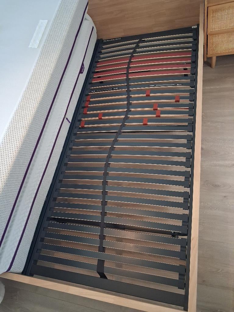 Lattenbodem 90 op 210 - Swiss Sense, Ophalen, 90 cm, Eenpersoons, 210 cm