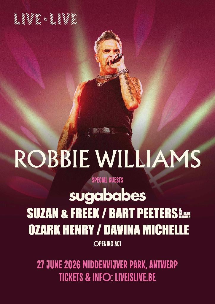 4 tickets Live is Live   -   zaterdag 27 juni, Tickets en Kaartjes, Evenementen en Festivals, Drie personen of meer