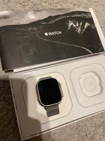Apple Watch Ultra 2 49 mm titanium ocean band, Handtassen en Accessoires, Smartwatches, Ophalen, Nieuw