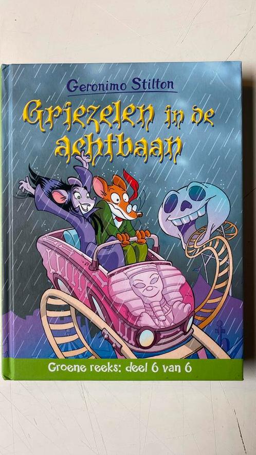 Geronimo Stilton - Griezelen in de achtbaan, Boeken, Kinderboeken | Jeugd | onder 10 jaar, Zo goed als nieuw, Ophalen