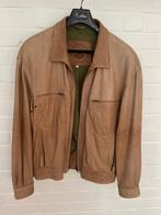 Vest leder GRUNO & CHARDIN vintage, Ophalen, Gedragen, Maat 48/50 (M)