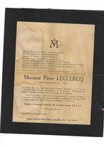 Faire part de décès, Ophalen of Verzenden, Gebruikt