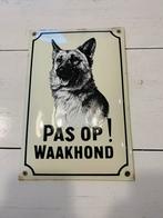Waarschuwingsbord waakhond, Ophalen of Verzenden, Gebruikt