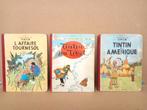 3 oude albums van Kuifje met 2 originele edities, Boeken, Meerdere stripboeken, Ophalen of Verzenden