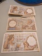 10 bankbiljetten van Banque de France van 100 frank, Postzegels en Munten, Frankrijk