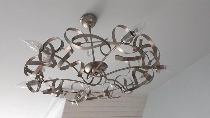 Hanglampen - als nieuw, Huis en Inrichting, Lampen | Hanglampen, Zo goed als nieuw, Metaal, Ophalen