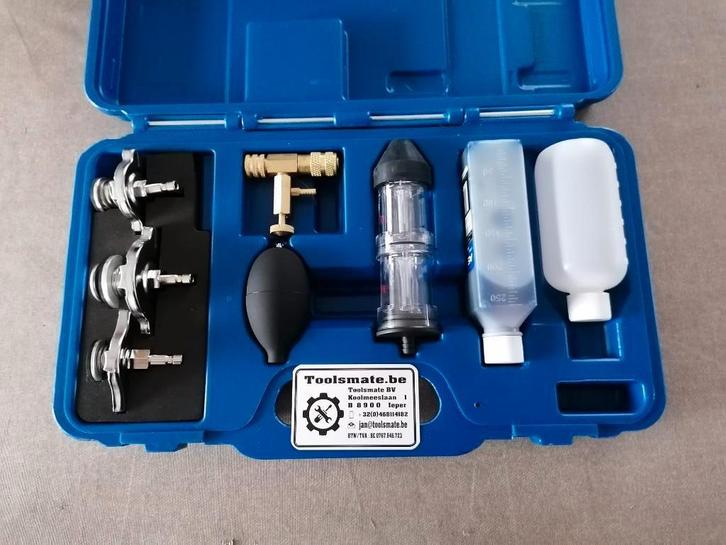 Cilinderkop lek tester kop pakking lek tester met 3 adapters, Auto diversen, Autogereedschap, Verzenden