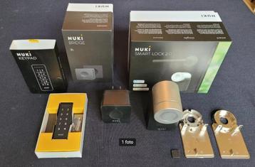 NUKI set: smartlock + keypad + bridge beschikbaar voor biedingen