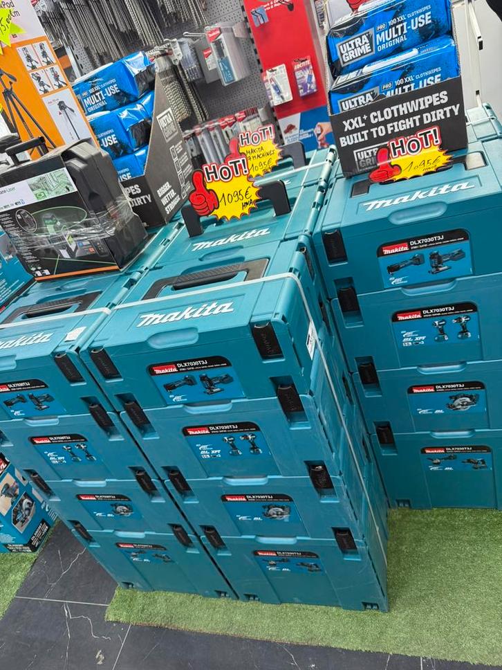 ‼️Machines + batteries MAKITA , DEWALT & HIKOKI PROMOS ⏰📣, Doe-het-zelf en Bouw, Gereedschap | Overige machines, Nieuw, Ophalen
