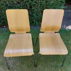 2 Ikea stoelen - type Gilbert (jaren 90), Ophalen, Gebruikt, Twee, Bruin