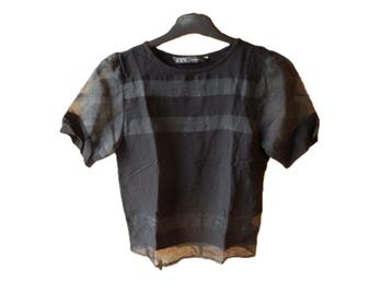 (133)- blouse femme t.XS noire - zara - beschikbaar voor biedingen