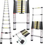Telescoopladder 3.8mtr. Nieuw, Doe-het-zelf en Bouw, Ladders en Trappen, Nieuw, Ophalen of Verzenden, Ladder, Opvouwbaar of Inschuifbaar