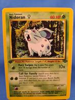 Nidoran  57/64 - Jungle (1st edition), Hobby en Vrije tijd, Verzamelkaartspellen | Pokémon, Verzenden, Zo goed als nieuw