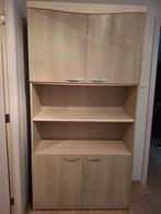 boekenkast en ladenkastje te koop, Ophalen, Gebruikt, Modern, Met deur(en)