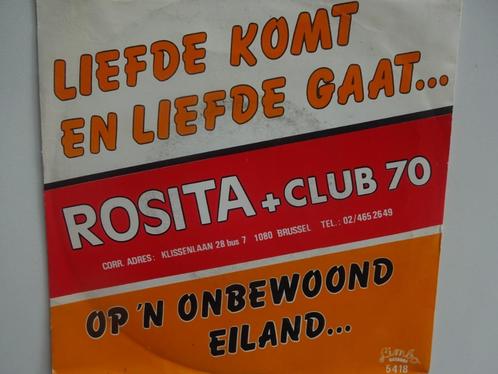 Rosita En Club '68 - Liefde Komt En Liefde Gaat (1986), Cd's en Dvd's, Vinyl Singles, Single, Ophalen of Verzenden