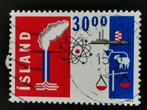 Islande 1992 - exportation - industrie - atome - geysers, Timbres & Monnaies, Affranchi, Enlèvement ou Envoi, Islande