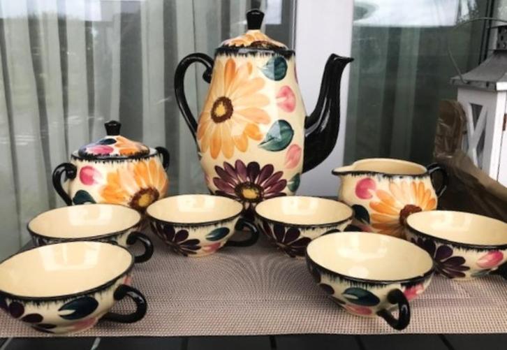 Servies Boch Frères Koffie La Louvière 6 personen😍💑💎🎁👌, Antiek en Kunst, Antiek | Porselein, Ophalen of Verzenden