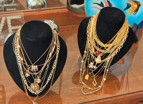 Prachtige vintage vergulde kettingen verschillende prijzen, Handtassen en Accessoires, Kettingen, Zo goed als nieuw, Ophalen of Verzenden