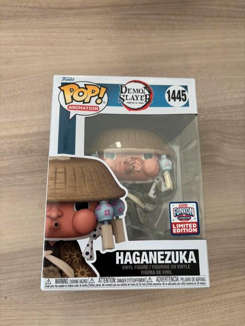 Funko Pop! Demon Slayer Haganezuk (Funkon Convention) #1445, Verzamelen, Poppetjes en Figuurtjes, Ophalen of Verzenden