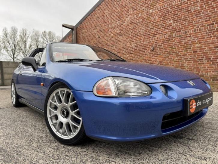 Honda Crx delsol 1.6i Vti-e"OLDTIMER"145 000km/oh-boek/160pk, Auto's, Honda, Bedrijf, Te koop, CRX, ABS, Airbags, Alarm, Bluetooth