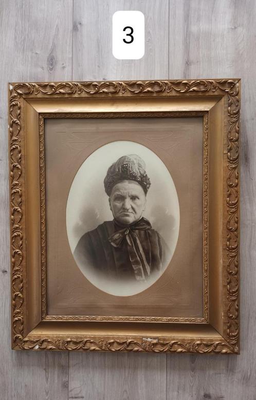 Portretfoto met kader, Antiek en Kunst, Curiosa en Brocante, Ophalen