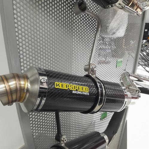 Dax Kepspeed Down Carbon Uitlaat, Fietsen en Brommers, Brommers | Tuning en Styling, Nieuw, Ophalen