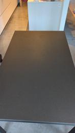 Zwarte eettafel, Huis en Inrichting, Tafels | Salontafels, Ophalen, Overige materialen, Strak, 100 tot 150 cm