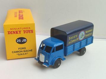 Dinky Atlas _ FORD SNCF vrachtwagen met dekzeil _ ref. 25JB beschikbaar voor biedingen