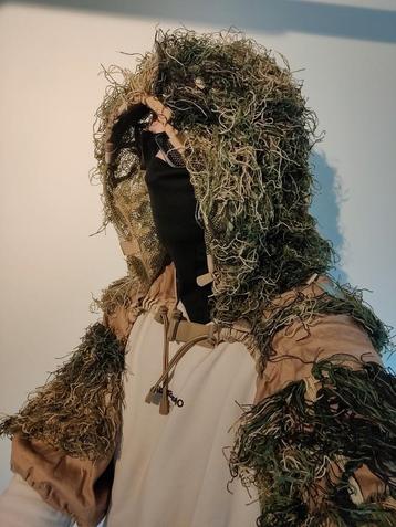 Camouflage/Ghillie Hoodie met mouwen beschikbaar voor biedingen