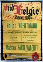 4 affiches Variété Oud België Gent, Verzamelen, Posters, Ophalen, Deurposter of groter, Muziek, Rechthoekig Staand