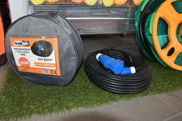 Nieuwe CEE verlengkabel van 1,5 mm - 25meter lang beschikbaar voor biedingen