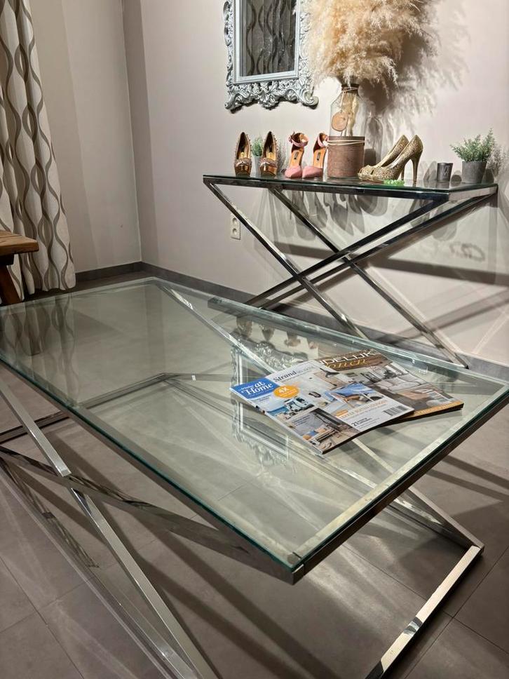 Eric kuster stijl salontafel, KOOPJE €65!, Huis en Inrichting, Tafels | Salontafels, Zo goed als nieuw, Ophalen