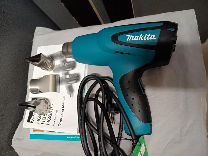 Makita HG5012 heteluchtblazer met opzetstukken, Doe-het-zelf en Bouw, Gereedschap | Overige machines, Nieuw, Ophalen