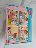 4 puzzels in 1 Doc McStuffins Disney, Ophalen of Verzenden, Zo goed als nieuw