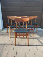 6 Deense eetkamerstoelen - farstrup, Antiek en Kunst, Ophalen