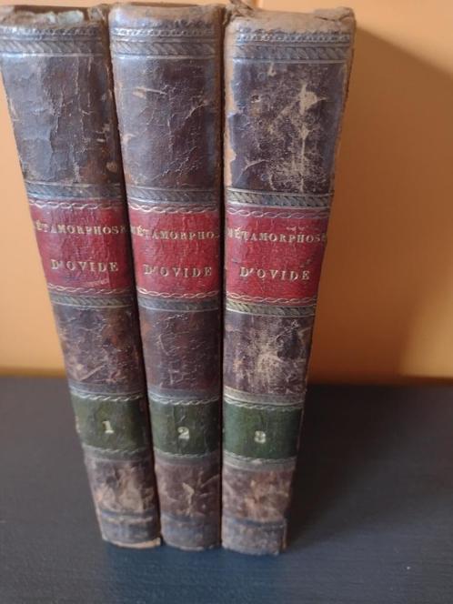 ovidius metamorphosen  3 delen antiek boek 1784, Antiek en Kunst, Antiek | Boeken en Manuscripten, Ophalen