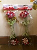 Set van 8 decoratieve bloemaren voor bloempotten, Tuin en Terras, Bloempotten, Ophalen of Verzenden, Nieuw, Binnen, Minder dan 40 cm