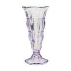 Paars Gekleurd Art Deco Vaasje Persglas Jaren 30, Ophalen of Verzenden