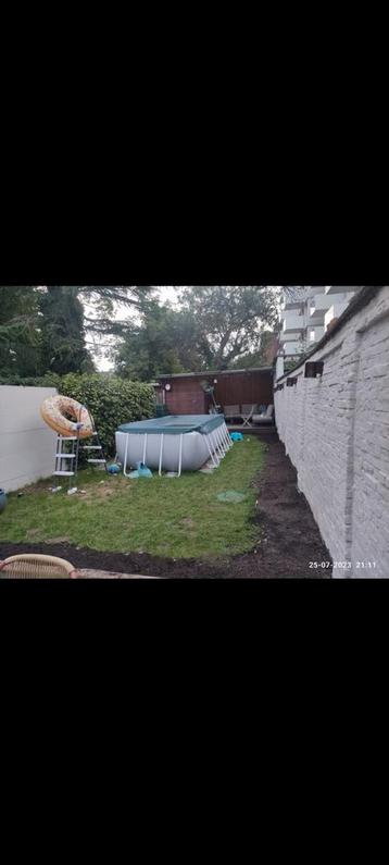 Intex opbouwzwembad 4x2 meter beschikbaar voor biedingen